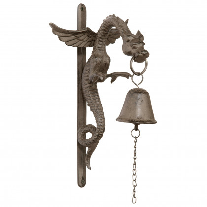 Toscano - Florentine Dragon Gothic Doorbell in Cast Iron