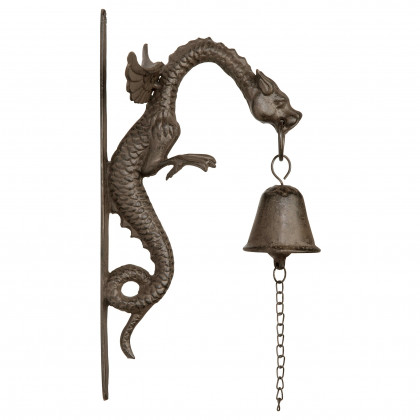 Toscano - Florentine Dragon Gothic Doorbell in Cast Iron