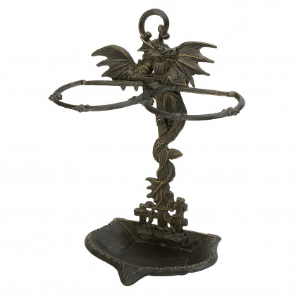 Toscano - Wyvern Dragon Iron Walking Stick Holder