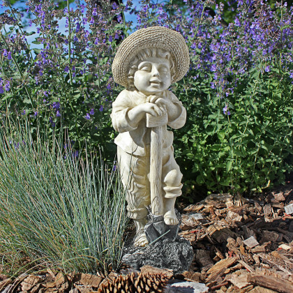 Toscano - Young Gardener Boy Samuel Statue