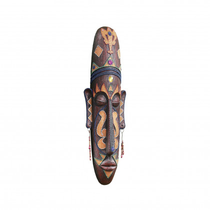 Toscano - Grand Scale African Tribal Mask Wall Sculpture