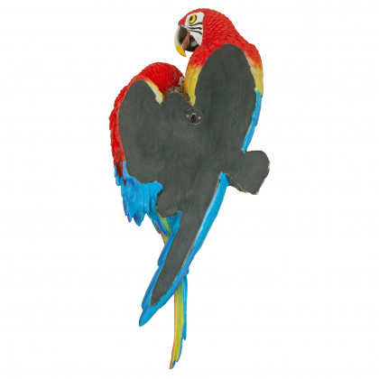 Toscano - Scarlet Macaws Tropical Birds Wall Sculpture