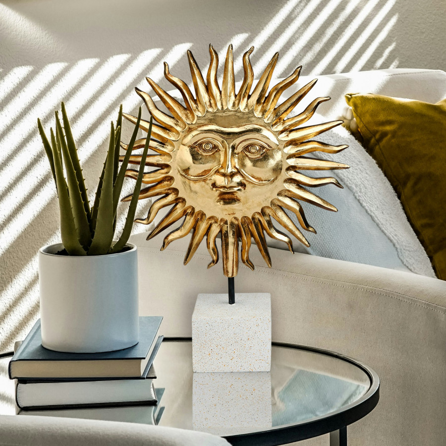 Toscano - Golden Life Force Sun Statue