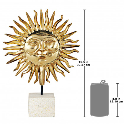 Toscano - Golden Life Force Sun Statue