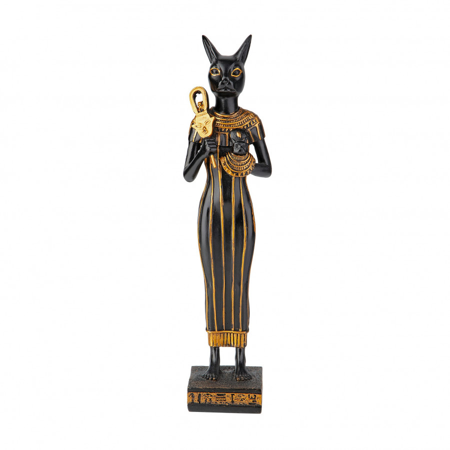 Toscano - Standing Egyptian Cat Goddess Bastet Statue