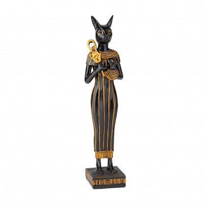 Toscano - Standing Egyptian Cat Goddess Bastet Statue