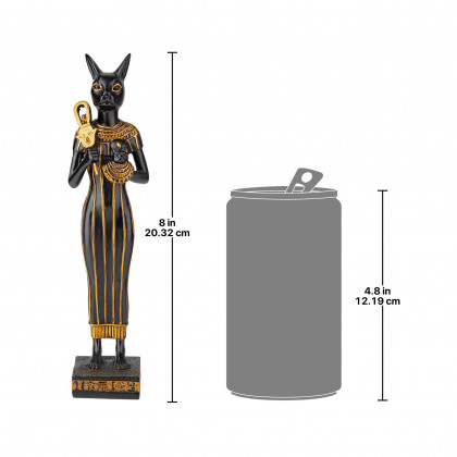 Toscano - Standing Egyptian Cat Goddess Bastet Statue