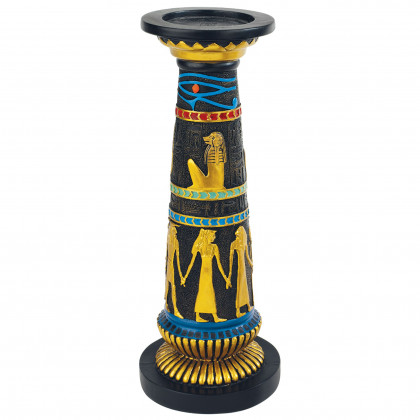 Toscano Temple of Luxor Sculptural Egyptian Candleholder - Amenhotep