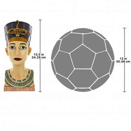 Toscano Egyptian Queen Nefertiti Royal Large Bust