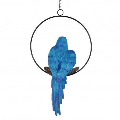 Toscano Polly in Paradise Parrot on Ring Perch - Medium