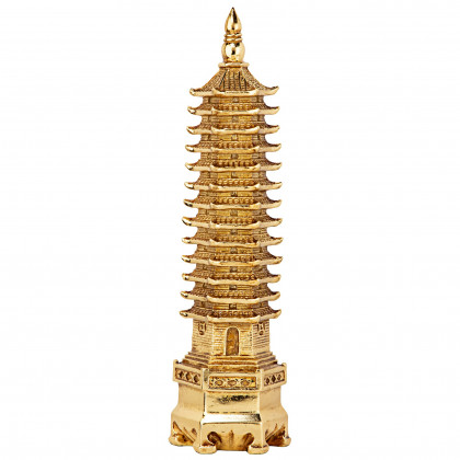 Toscano - Golden Wen Chang Asian Pagoda Tower Statue
