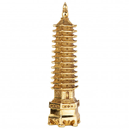 Toscano - Golden Wen Chang Asian Pagoda Tower Statue