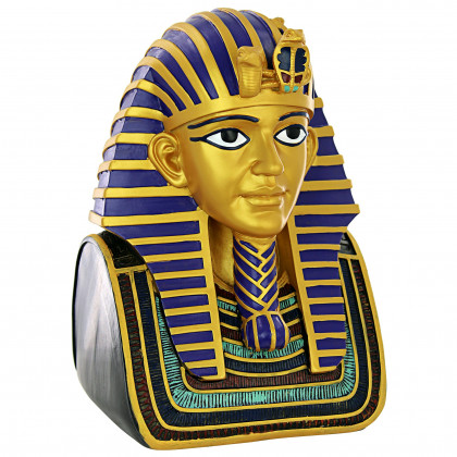 Toscano Golden Shroud of Tutankhamen Egyptian Bust Statue - Large