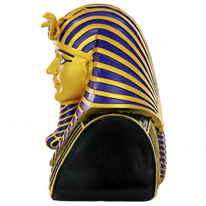 Toscano Golden Shroud of Tutankhamen Egyptian Bust Statue - Large