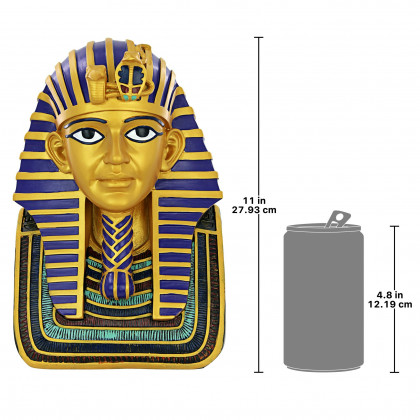 Toscano Golden Shroud of Tutankhamen Egyptian Bust Statue - Large