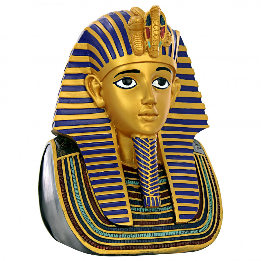 Toscano - Golden Shroud of Tutankhamen Egyptian Bust Statue