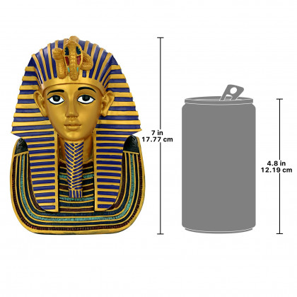 Toscano Golden Shroud of Tutankhamen Egyptian Bust Statue - Medium