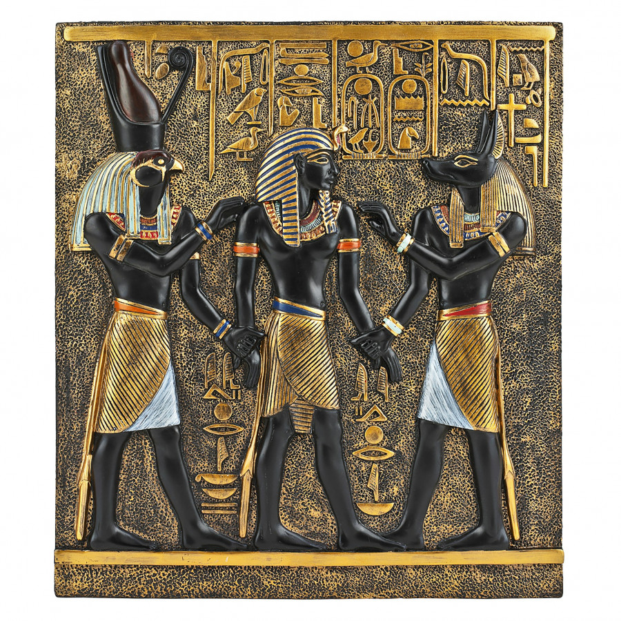 Toscano - Rameses I Between Horus and Anubis Egyptian Wall Frieze