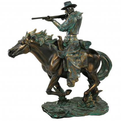 Toscano The Wild West Sharp Shooter Statue