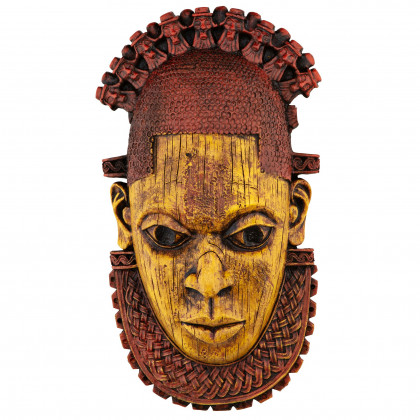 Toscano - Queen Mother Iyoba African Mask Wall Sculpture