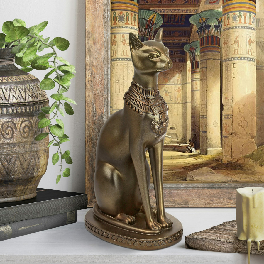Toscano - BastetCat Goddess of Ancient Egypt Large Statue