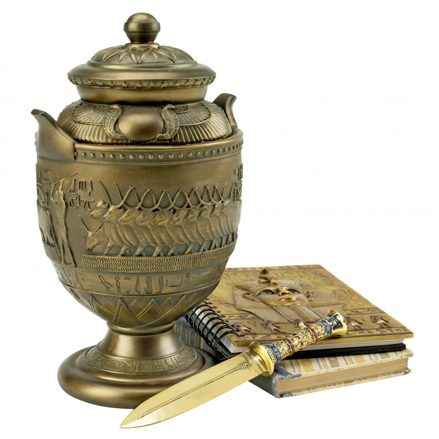 Toscano - Divine Cult of Sacred Apis Egyptian Presentation Urn