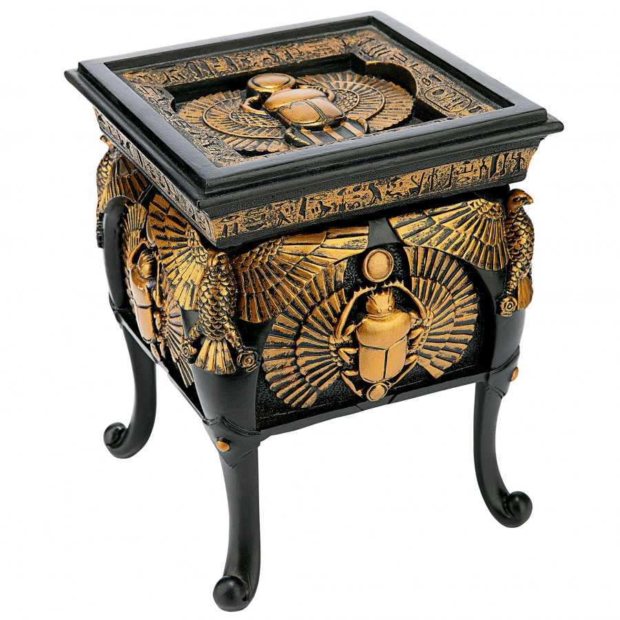 Toscano - Egyptian Sun God Scarab Royal Artifact Box