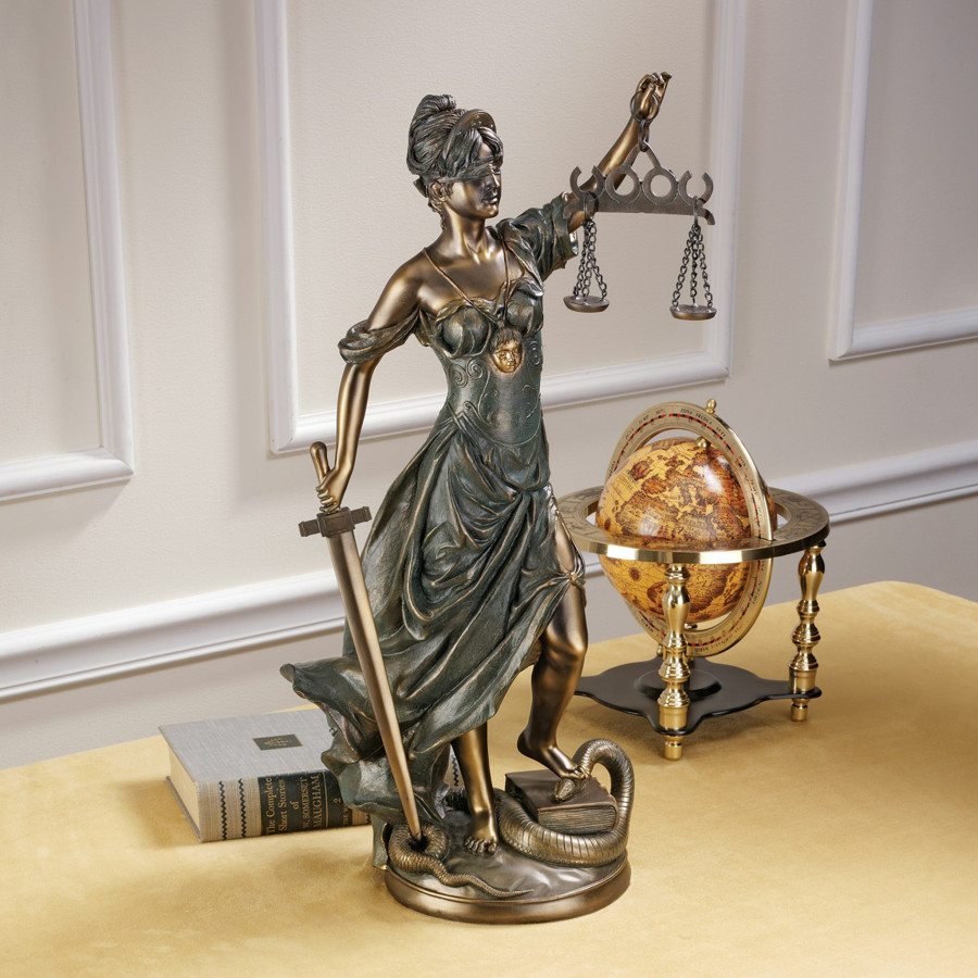 Toscano Goddess of Justice Themis Statue - Large