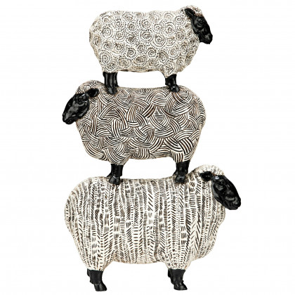 Toscano - Stacked Sheep Spirit Animal Statue
