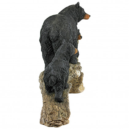 Toscano - Controlling the CubsMother Black Bear Animal Statue