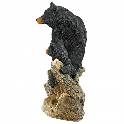 Toscano - Controlling the CubsMother Black Bear Animal Statue