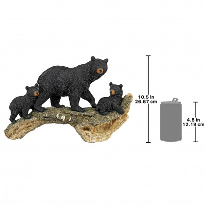 Toscano - Controlling the CubsMother Black Bear Animal Statue