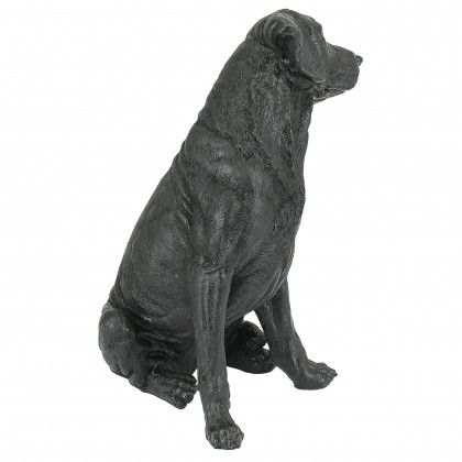 Toscano - Black Labrador Retriever Dog Statue