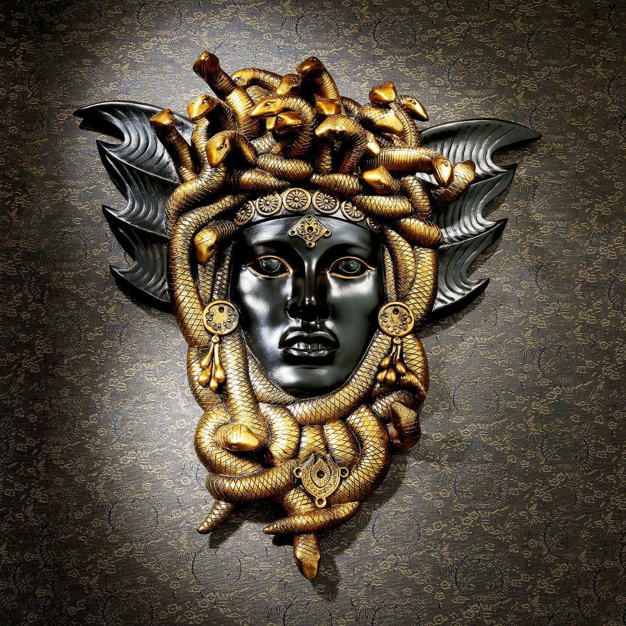 Toscano - Medusa the Greek Snake-Haired Gorgon Wall Sculpture