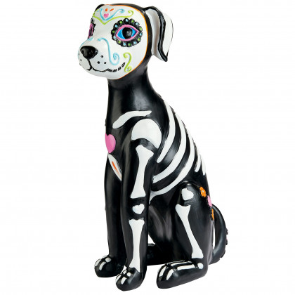 Toscano - Dia de los Muertos El Perro Sugar Skull Dog Statue