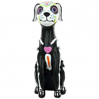 Toscano - Dia de los Muertos El Perro Sugar Skull Dog Statue