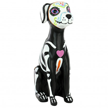 Toscano - Dia de los Muertos El Perro Sugar Skull Dog Statue