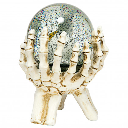 Toscano - All-Seeing Eye of the Skeleton Water Globe Statue
