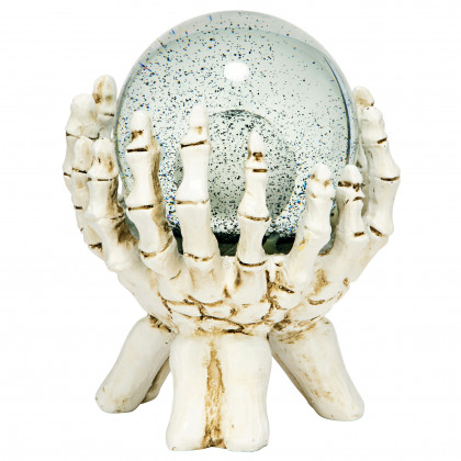 Toscano - All-Seeing Eye of the Skeleton Water Globe Statue