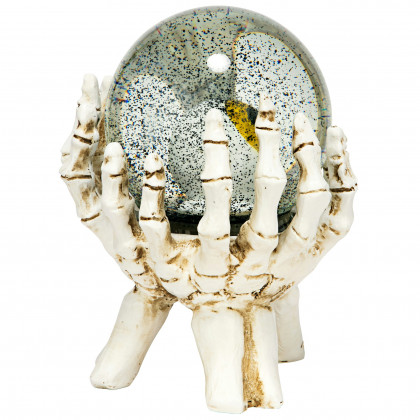 Toscano - All-Seeing Eye of the Skeleton Water Globe Statue