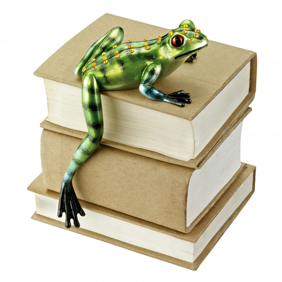 Toscano - Jungle Forest Tree Frog Shelf Sculpture