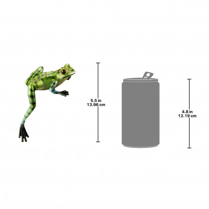 Toscano - Jungle Forest Tree Frog Shelf Sculpture