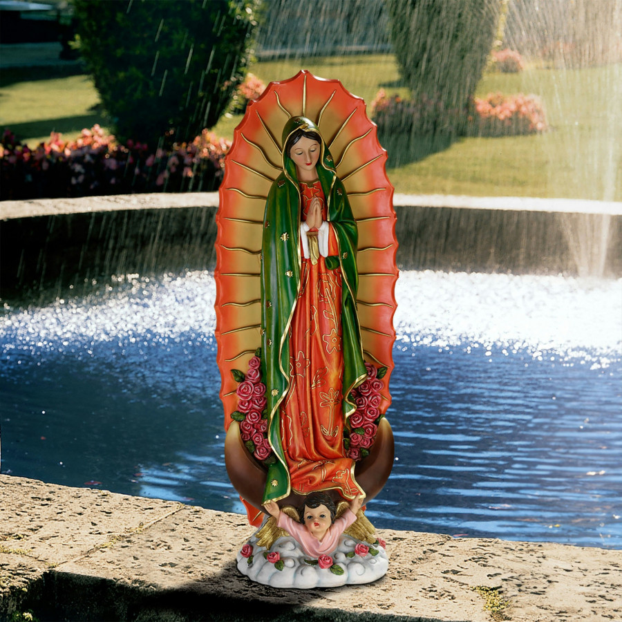 Toscano The Virgin of Guadalupe Religious Statue - Medium