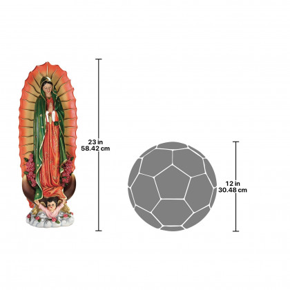 Toscano The Virgin of Guadalupe Religious Statue - Medium