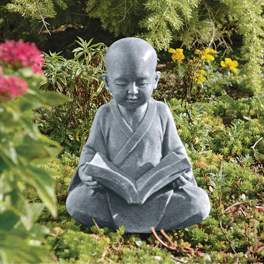 Toscano - Baby Buddha Studying the Five Precepts Statue