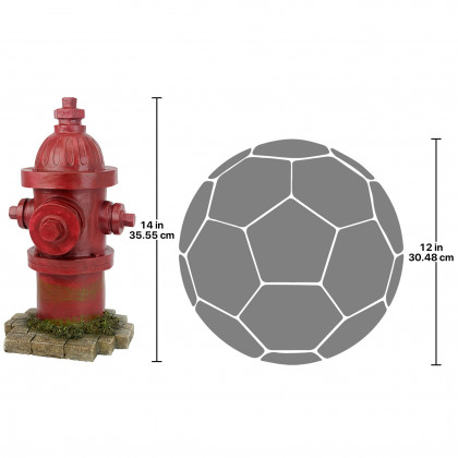 Toscano Dog Second Best Friend Fire Hydrant Statue - Medium
