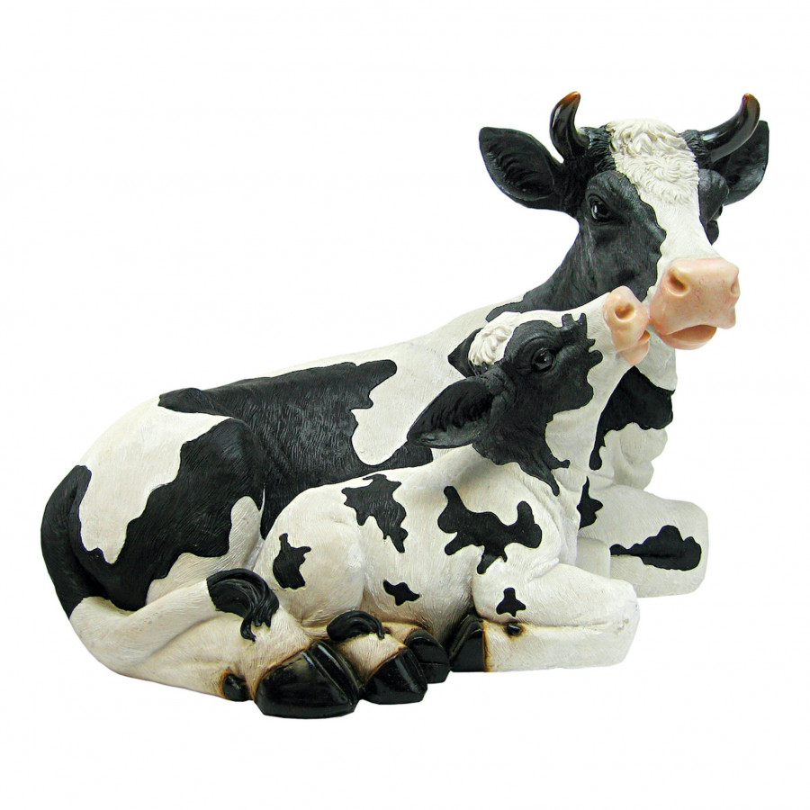 Toscano - Mother Cow and Calf Garden Statue