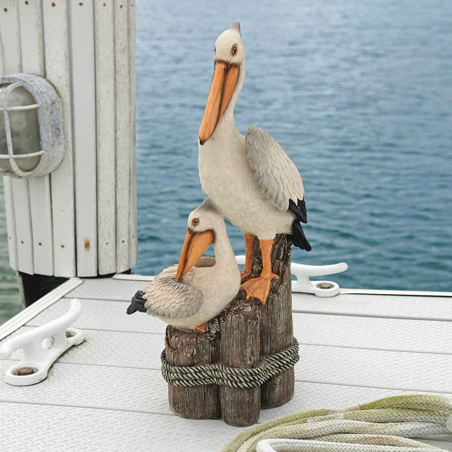 Toscano - Ocean Perch Pelican Statue