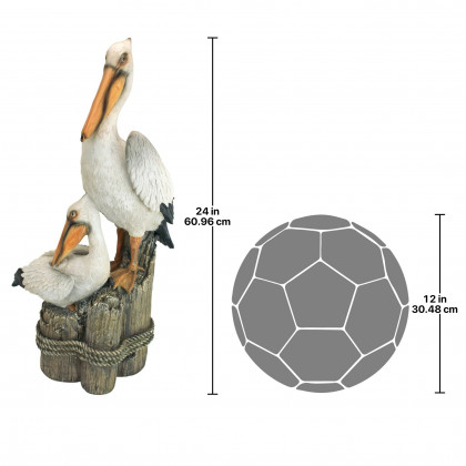 Toscano - Ocean Perch Pelican Statue