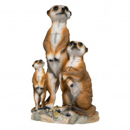 Toscano - The Meerkat Family Statue